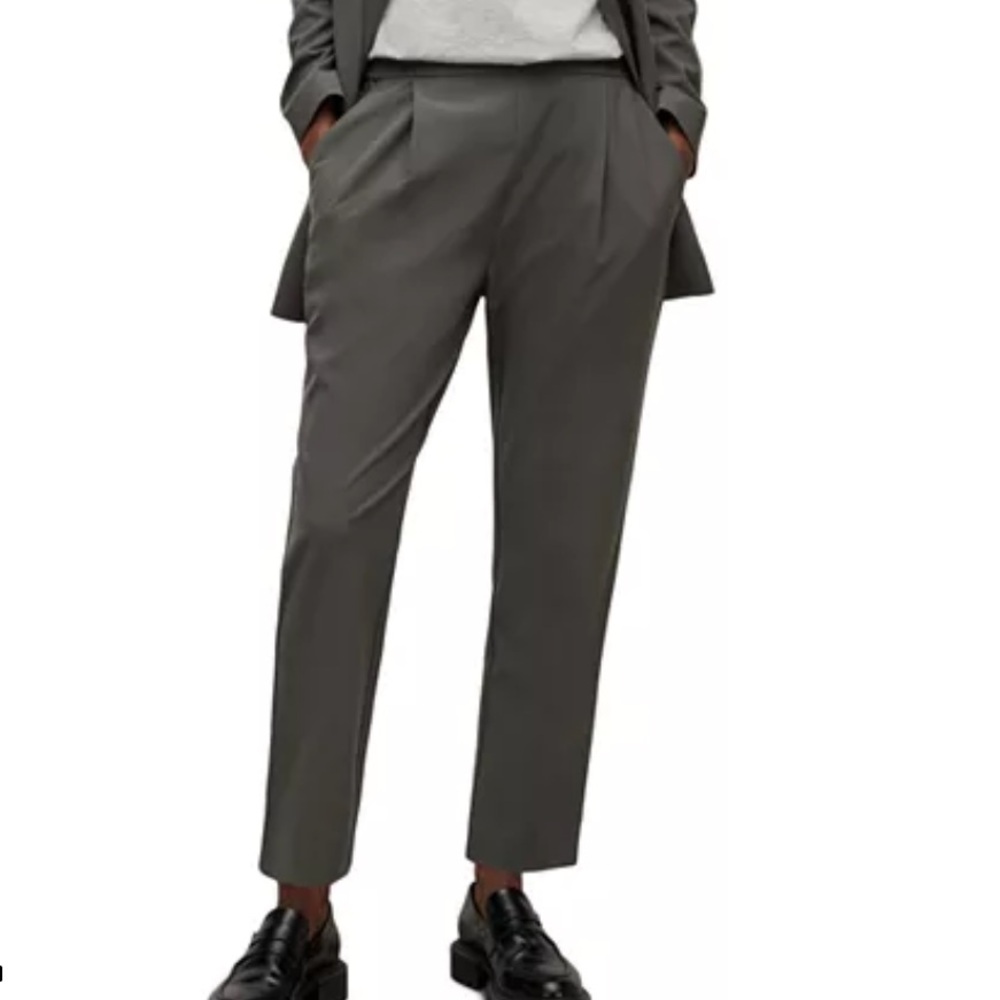 All Saints Gray Aleida Trousers Pull-on  Pants Size 10
